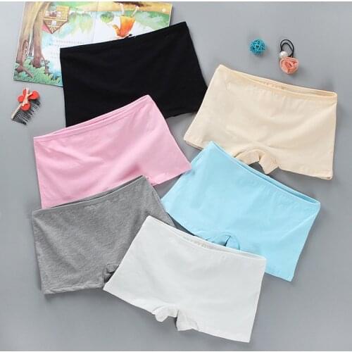 3PCS Cute Underwear Cartoon Girls Panties Boxers Shorts Underwear Girls Briefs Soft Short Panties