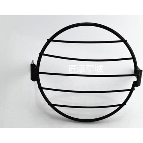 Universal 7inch Motorcycle Headlight Mesh Grill Mask Headlamp Protector Guard Square/Rhombus Cover