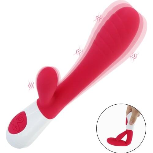 G Spot Rabbit Vibrator Double stimulation, Dildo Vibrators Clitoris Stimulator, Sex Toys for Women Rechargeable Adult Products