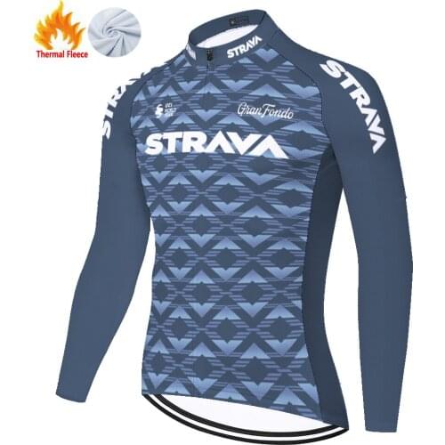 Strava Winter Thermal Fleece Велоодежда Camisa Masculina Camiseta Masculino Tricota Hombre Cycling Jersey Men Maillot Ciclismo