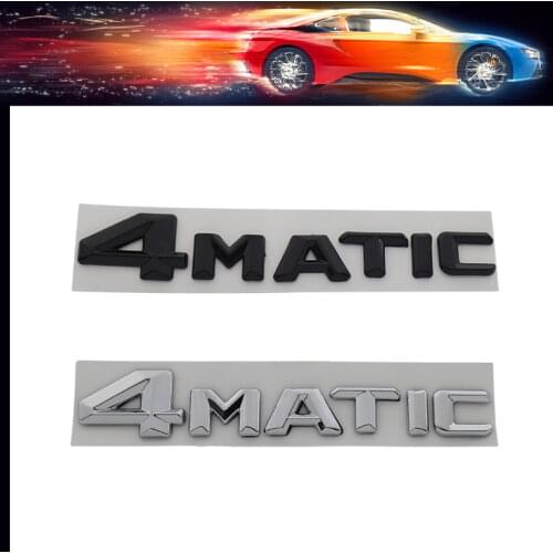 3D Premium 4MATIC 4 MATIC Hood Fender trunk Rear Bonnet Decal Emblem Badge Sticker for W246 W204 W205 W210 W211 W212 W213 GLB