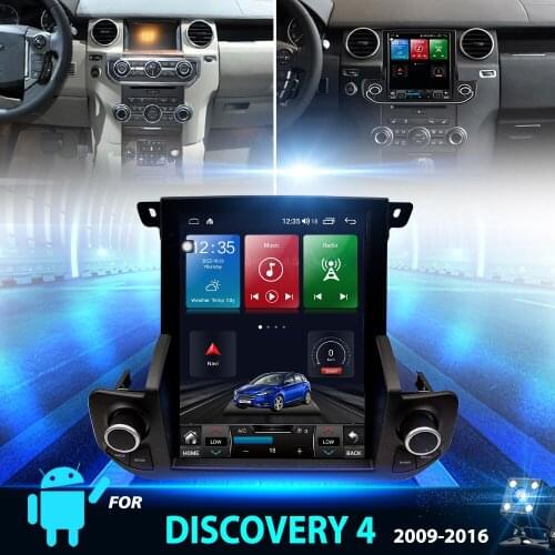 10.4 inch 2din Android 10.0 Car Radio For Land Rover Discovery 4 2009-2016 Vertical Screen multimedia player head unit GPS Navig