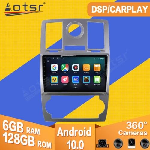 For Chrysler 300C Jeep Dodge 2004-2014 Android Car Tape Radio Recorder Video Player Carplay GPS Navigation Multimedia Head Unit