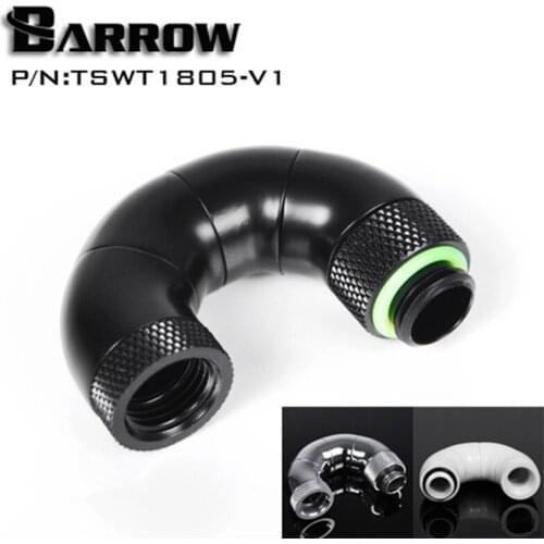 Barrow G1/4" 180 Degree Serpentine Five Rotary Fitting Water Cooling TSWT1805-V1