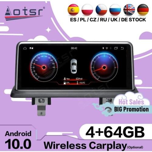 Carplay Auto Stereo Android Screen For BMW 1 Series E81 E82 E87 E88 2007 2008 2009 2010 2011 GPS Audio Radio Receiver Head Unit