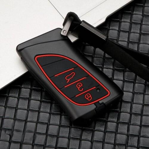 Zinc alloy+Silicone Car Remote Key Case Cover for Lexus ES200 ES260 ES350 ES300h LS350 2018 2019 Protective Key Cover Fob Holder