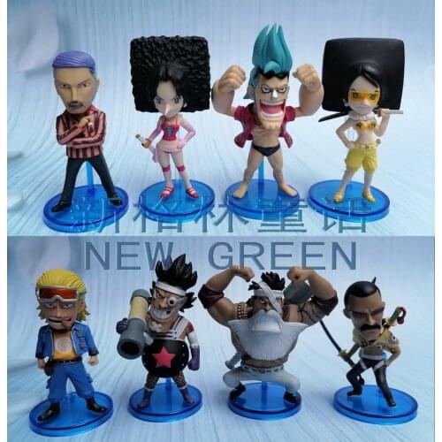 BANDAI One Piece Action Figure Genuine WCF Series Water Capital Frowky Iceberg Jiwei Moz Ex Cashapou Out-of-print Model Toy