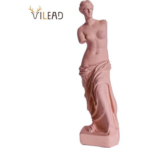 VILEAD Resin Craft Venus Statue Nordic Style Retro Figurine Home Decor Office Ornaments Bedroom Living Room Desktop Decoration