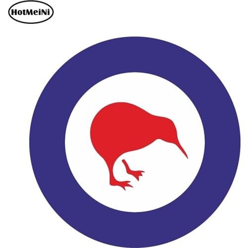 HotMeiNi 13cm x 13cm New Zealand Air Force Roundel Vinyl Sticker for Laptop Hard Hat Helmet Decal Waterproof Car Stickers