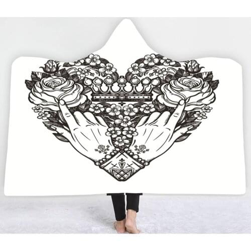 Crown series Blankets hats sofa comfortable Blankets keep warm soft pink Maiden style lovely Blankets sell well