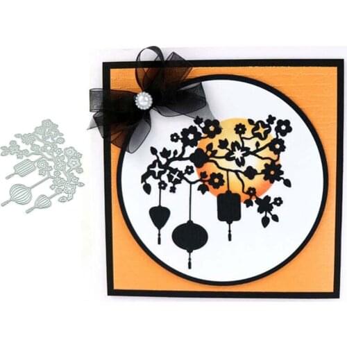 Branch Lantern Metal Cutting Dies for Scrapbooking Handmade Mold Cut Stencil New 2021 DIY Card Make Mould Model Craft Decoration