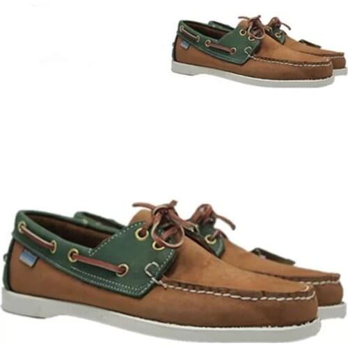 Genuine Leather Men Women Casual Shoes Boat Shoes Classic Loafers Slip On Moccasins Driving Shoes England Flats Designer shoes