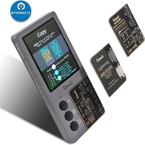 QIANLI ICopy Plus LCD Screen Original Color Battery Repair Programmer for IPhone 11 Pro Max XR Touch EPROM Vibrator Repair