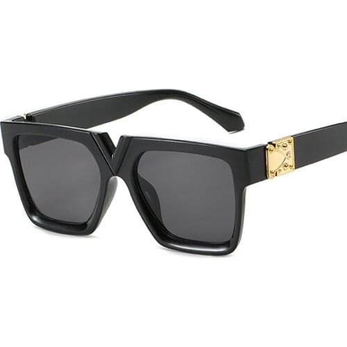 Square Vintage Sunglasses Women/Men Luxury Brand Sun Glasses Male Female Gradient Mirror Retro Oculos De Sol Feminino