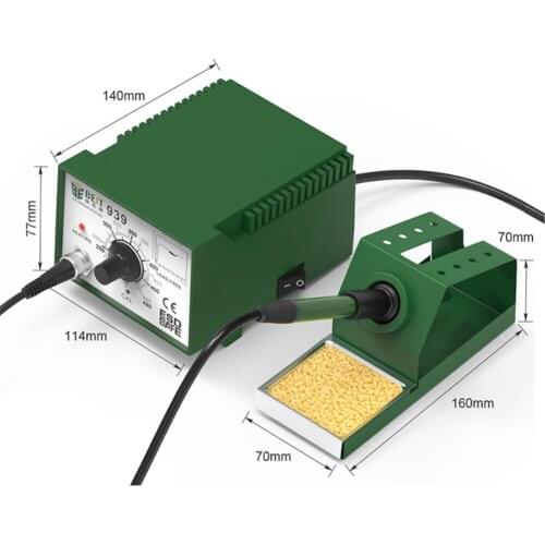 Adjustable Temperature 60W Welding Stand Lead-free Intelligent Soldering Iron Ceramic Heating Core Electric BST 939