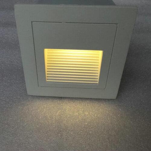 Free shipping 3W LED wall light aluminum section outdoor IP67 waterproof small night lampstand ladder corridor to the footlights