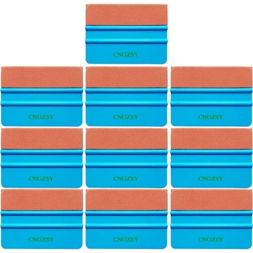 Vinyl Wrap Film Pro Tint Microfiber Felt Squeegee Carbon Fiber Suede Scraper Auto Sticker Wrapping Accessories Car Tools 10A17