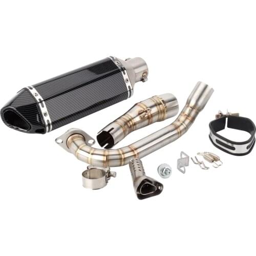 For Yamaha XMAX 300 XMAX 250 2017 2018 2019 X MAX 300 250 Escape Slip on Motorcycle Exhaust Pipe And Link Pipe System