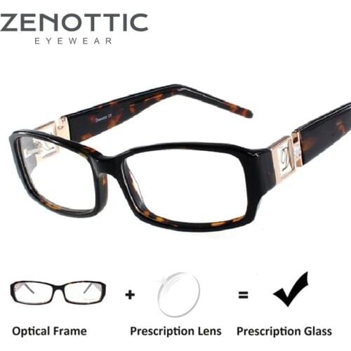 ZENOTTIC Women's Rectangular Glasses For Vision