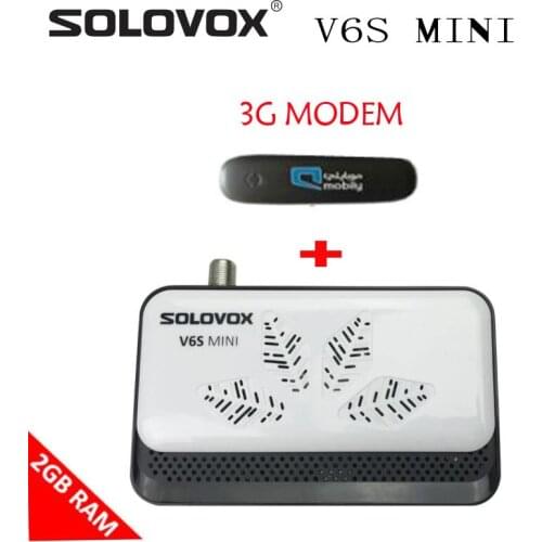20PCS SOLOVOX V6S MINI HD DVB S2 Satellite TV Box Support Xtam Startb M31U USB WiFi Clines PowerVU L1ve Decoder STB