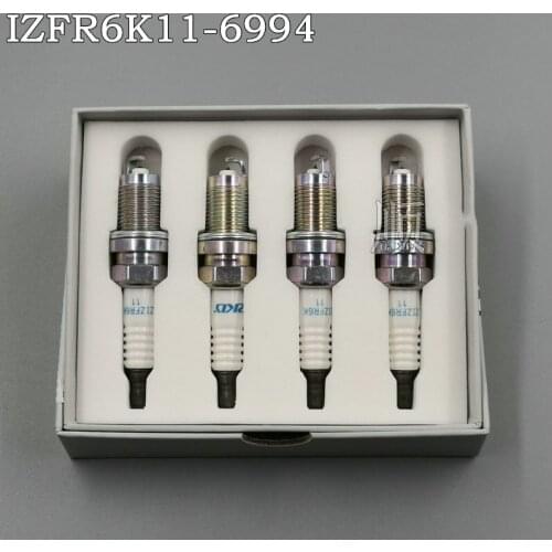 4PCS/SET Engine spark plug for Honda Fit City Odyssey CRV CIVIC SPIRIOR Acura MDX/RL/TL Accord IZFR6K11-6994 (MUST TELL CAR VIN)