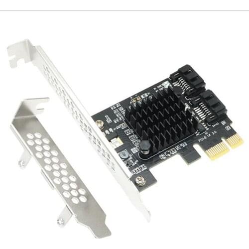 SATA Adapter PCI E 2 Port SATA 3 SSD HDD Adapter PCI Express Expansion Card PCI-E 1X 2X 4X 8X 16X Controller 6G Marvell