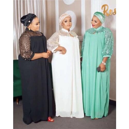 2020 African Maxi Dresses for Women Plus Size Africa Clothing Basin Riche Robe Boubou Africain High Quality Africa Dress Outfits