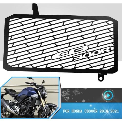 Motorcycle Aluminum Radiator Grille Grill Guard Cover Protector Accessories FOR HONDA CB300R CB300 R CB 300R 2018 2019 2020 2021