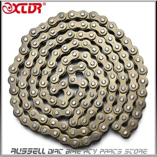 25H T8F 136 L Chain For 47cc 49cc 2 Stroke Engine Pocket Bike Mini Moto ATV Quad Scooter Parts Spare