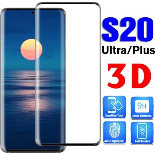 For samsung s20 ultra case cover on for galaxy s 20 plus s20+ screen protector 20s 20plus bumper protective glass phone cases 3d