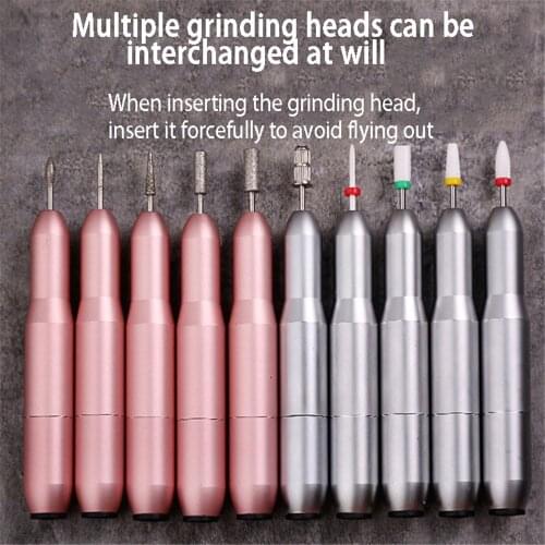 Electric Manicure Drill Nail Drill Machine Portable USB Strong Nail Remover Electric Polisher Nail File Mini Drill Nail Cutter