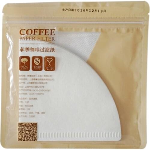 TIMEMORE Store Coffee Pot Filter Paper V60 By Hand Drip Cup 50pcs American Coffee Machine Filter Fan V-shaped