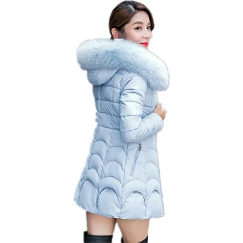 B1460 2020 autumn winter new women long paragraph cotton-padded jacket han edition cultivate ones morality cheap wholesale