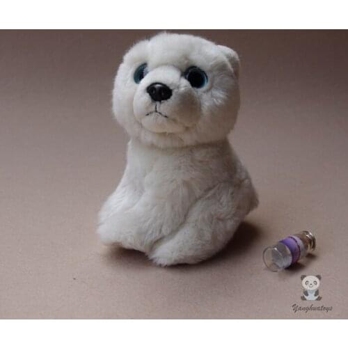 Cute Childrens Toy Stuffed Animal Simulation Big Eyes Polar Bear Doll Toys Good Quality