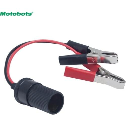 MOTOBOTS 12V Car Motorbike Tractor Boat Battery Terminal Clip-on Cigarette Lighter Power Socket Plug Cable Adaptor #CA5981