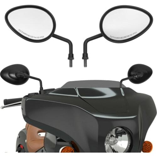 Motorcycle 10mm Rear View Mirror For Indian Chief Classic Chieftain Vintage 2014-2020 Roadmaster Scout 2015-2020 Springfield