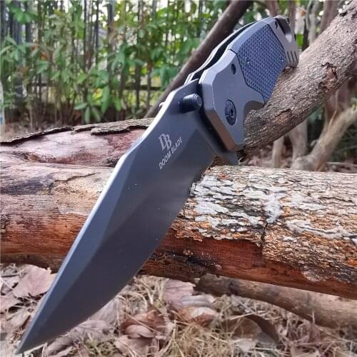 8.07 Inches, Folding Knife, Stainless Steel Blade, Outdoor Hunting Knife, Camping Barbecue Pocket Knife, Sharp and Durable