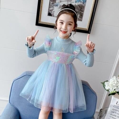 Children Infant Clothing Girls Flower Party Voile Dresses Tutu Kids Frozen Wedding Princess Dress Petti Girl School Wear Vestido