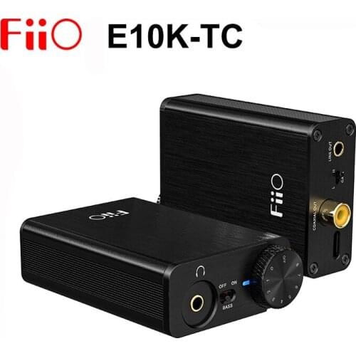 FiiO E10K-TC Headphone Amplifier Portable Hi-Res USB DAC Audio 2.0 32bit/384kHz Type-C/Coaxial/Line output