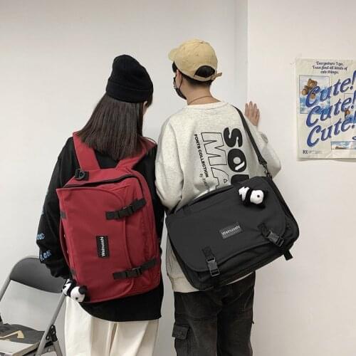 Big Capacity Multifunctional Men Backpack Laptop 15.6 Solid Crossbody Bags High School Travel Bag Teen College Student Bagpack
