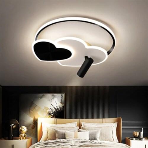 LED ceiling lamp bedroom spotlight Nordic love living room childrens room background wall lamp