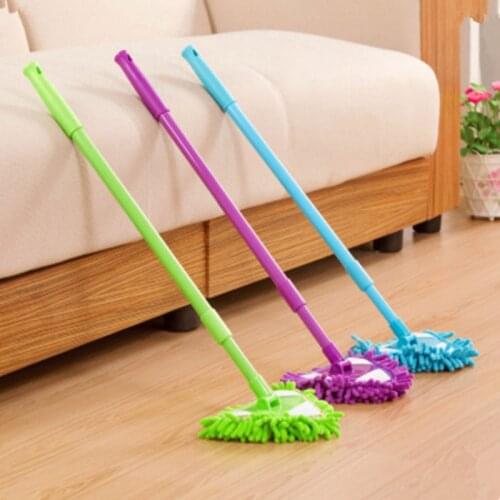 Triangular Clean Mop Rotating Adjustable Dust Cleaning Mop for Washing Floor Ceiling Rag Squeeze Replacement Cloth For Car Floor