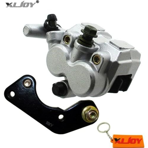XLJOY Twin Piston Front Brake Caliper 51mm For Chinese Pit Bikes Models of DNM Hornet Forks,Marzocchi Shiver Style Forks