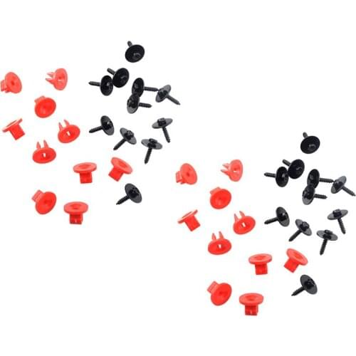 40pcs Undertray Guard Engine Under Cover Grommets & Screws Fixing Clips Accessories Car Fit For Ford Focus C-MAX