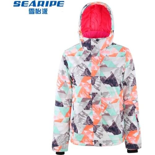 2020 Winter Ski Jacket Women Thermal Waterproof Windproof Coat Outdoor Camping Hiking Female Jacket Warm Wear