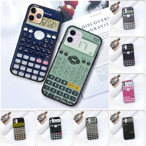 Zororong Retro Peculiar Funny Calculator Phone Case For iPhone 12 Mini 11 Pro XS Max X XR 7 8 Plus