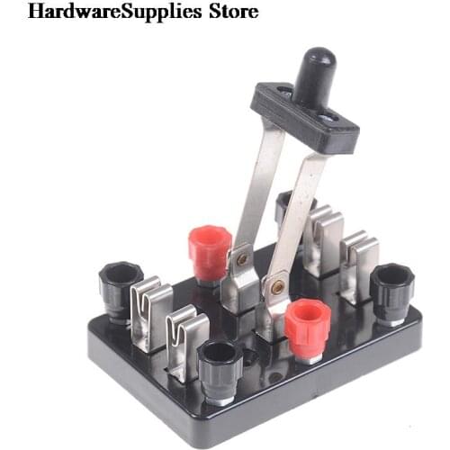 1pcs DPDT toggle Switch Can switch to the two circuits For AC or DC circuit Supplies