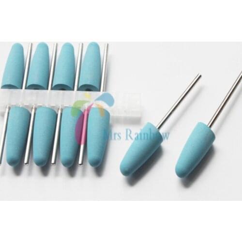 100/Pcs Dental Lab Polishing Silicon Burs Grinding Heads Rubber Polishers Shank Super-Fine Dentist Lab Tools