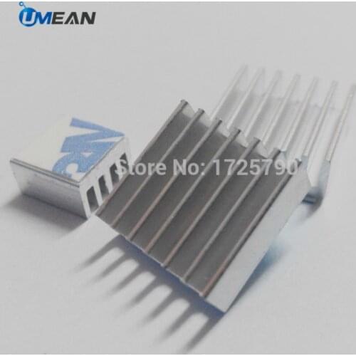 2 Big 1 Small Adhesive Raspberry Pi 3 B+ Heatsink Cooler Aluminum Heat Sink Kit Radiator