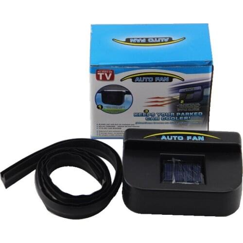 2PCs Solar Ventilating Fan Car Fan Car Fan Car Ventilation System Small Power Model